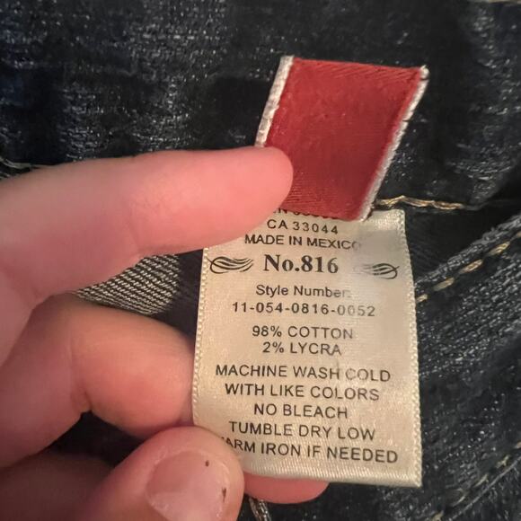 John B. Stetson Classic Bootcut Jeans Women's Size 8 Long Cotton & Lycra - Picture 7 of 9